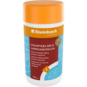 Medencetisztítás Steinbach Klór tabletta 200 g, lassan oldódó, 1 kg