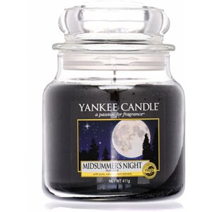 Gyertya YANKEE CANDLE Classic Midsummer's Night, közepes méretű, 411 gramm