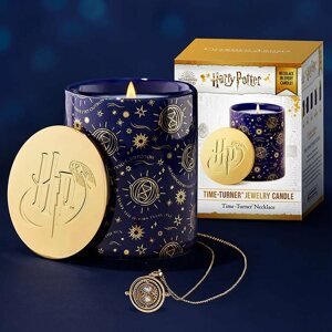 Gyertya Charmed Aroma Harry Potter Turner - Időforgató 298 g + aranyozott nyaklánc 1 db