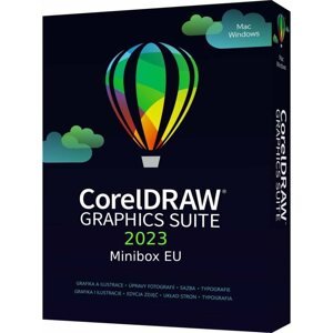 Grafický software CorelDRAW Graphics Suite 2023 Minibox EU, Win/Mac, CZ/EN (BOX)