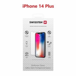 Üvegfólia Swissten Apple iPhone 14 Plus üvegfólia - fekete