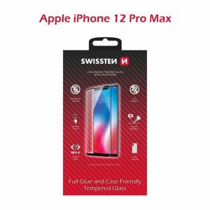 Üvegfólia Swissten Case Friendly iPhone 12 Pro Max készülékhez