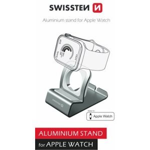 Állvány Swissten alumínium állvány az iWatch órához ezüst