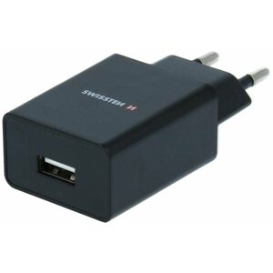 Hálózati adapter Swissten Smart IC 1x USB 1A power hálózati adapter + USB / microUSB adatkábel 1,2m fekete