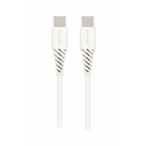 Adatkábel Swissten kábel USB-C / USB-C 100W 5A fehér