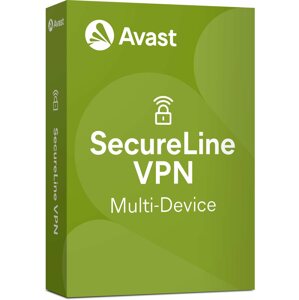 Biztonsági szoftver Avast SecureLine VPN Multi-device 10 eszközre 12 hónapig (elektronikus licenc)