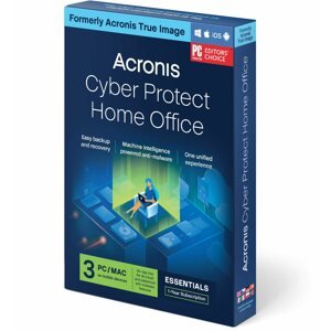 Adatmentő program Acronis Cyber Protect Home Office Essentials 3 PC-re 1 évre (elektronikus licenc)