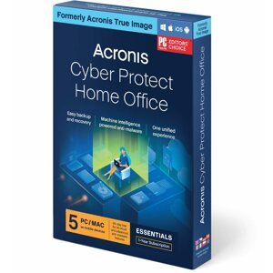Adatmentő program Acronis Cyber Protect Home Office Essentials 5 PC-re 1 évre (elektronikus licenc)