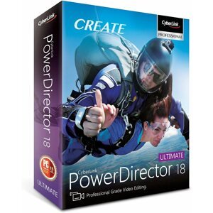 Videószerkesztő program CyberLink PowerDirector 18 Ultimate (elektronikus licenc)