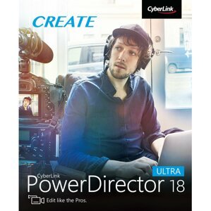 Videó szoftver CyberLink PowerDirector 18 Ultra (elektronikus licenc)