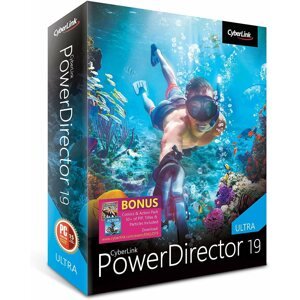 Videó szoftver CyberLink PowerDirector 19 Ultra (elektronikus licenc)