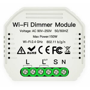 WiFi kapcsoló MOES Hidden wifi smart Dimmer switch