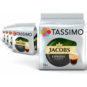 Kávékapszula TASSIMO KARTON Jacobs Espresso kapszula, 80 ital