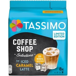 Kávékapszula TASSIMO Iced Caramel Latte Kapszula 8 adag