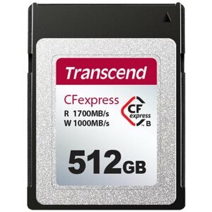Memóriakártya Transcend CFexpress 820 B típusú 512 GB-os PCIe Gen3 x2