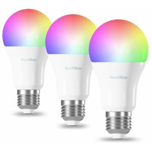 LED izzó TechToy Smart Bulb RGB 9W E27 ZigBee 3 db-os szett