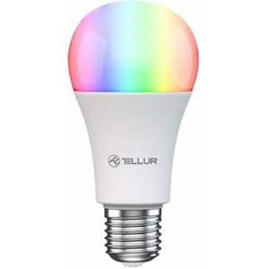 LED izzó Tellur WiFi Intelligens izzó E27, 9 W, RGB fehér kialakítás, meleg fehér, dimmer