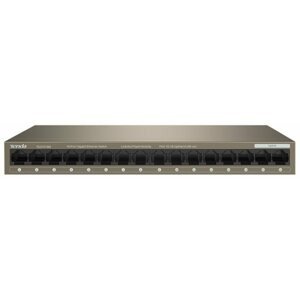 Switch Tenda TEG1016M 16x Gigabit Desktop Ethernet Switch, VLAN, MAC 8K, Fanless