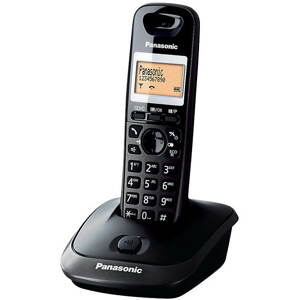 Vezetékes telefon Panasonic KX-TG2511FXT DECT Titán Fekete