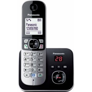 Vezetékes telefon Panasonic KX-TG6821FXB Black üzenetrögzítős