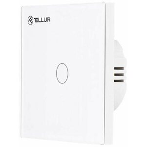 Kapcsoló Tellur WiFi Smart Kapcsoló, 1 port, 1800 W, 10 A, fehér
