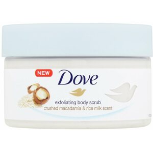 Testradír Dove Crushed Macadamia & Rice Milk body scrub 225ml