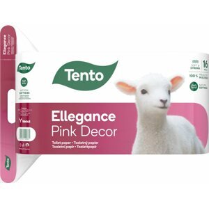 WC papír TENTO Ellegance Pink Decor (16 tekercs)