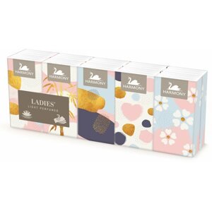 Papírzsebkendő HARMONY Ladies´ Light Perfumed (10×10 db)