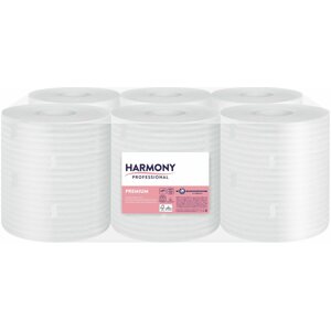 Kéztörlő papír HARMONY Professional Premium O 190 mm (6 db)