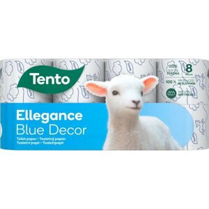WC papír TENTO Ellegance Blue Decor (8 db)