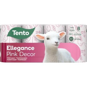 WC papír TENTO Ellegance Pink Decor (8 db)