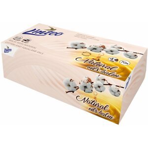 Papírzsebkendő LINTEO doboz balzsammal és gyapotmagolajjal, 4 rétegben (70 db)