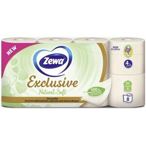 WC papír ZEWA Exclusive Natural Soft (8 db)