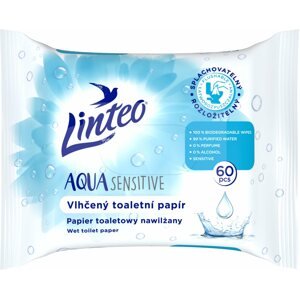 Nedves wc papír LINTEO Nedves toalettpapír Aqua Sensitive 60 db