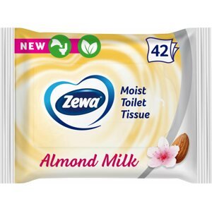 Nedves wc papír ZEWA Almond Milk Nedves toalettpapír (42 db)