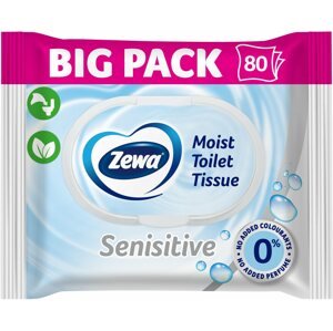 Nedves wc papír ZEWA Sensitive Nedves toalettpapír Big Pack (80 db)