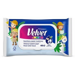 Nedves wc papír VELVET Junior (48 db)