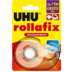 Ragasztó szalag UHU Rollafix Invisible 19 mm x 30 m