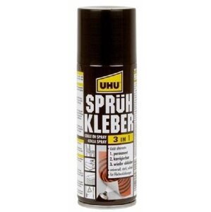 Ragasztó UHU Spray 3 az 1-ben, 200 ml