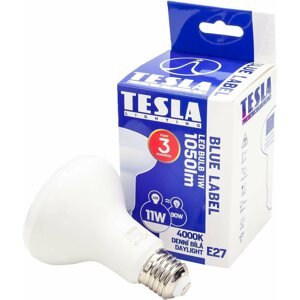 LED izzó TESLA LED REFLECTOR R80, E27, 11 W, 1050 lm, 4000 K, nappali fehér