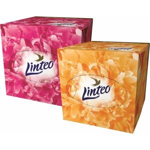 Papírzsebkendő LINTEO Premium Box 60 db