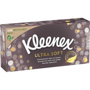 Papírzsebkendő KLEENEX Ultra Soft Box (64 darab)