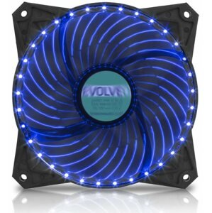 Számítógép ventilátor EVOLVEO 12L2BL LED 120mm kék