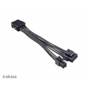 Tápkábel AKASA 8-pin to 8+4-pin Power Adapter Cable