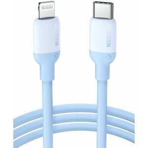 Adatkábel UGREEN USB-C to Lightning Silicone Cable 1m (Navy blue)