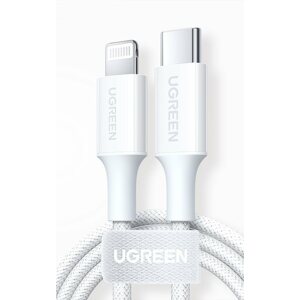 Adatkábel UGREEN USB-C to Lightning Cable 1m (White)