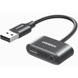 Átalakító UGREEN USB Audio Converter USB-A to USB-C with 3.5mm Headphone Jack