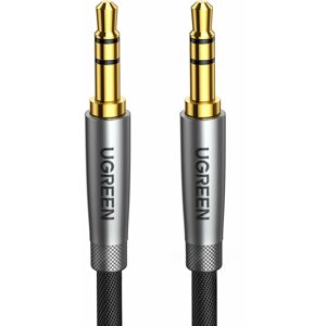 Audio kábel UGREEN 3.5mm Metal Connector Alu Case Braided Audio Cable 0.5m