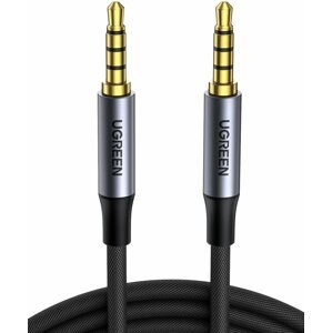Audio kábel UGREEN 3.5mm 4-Pole M/M Audio Cable Alu Case 2m