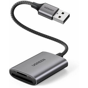 Kártyaolvasó UGREEN USB-A to SD/TF Memory Card Reader Alu Case